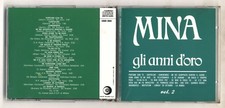 Cd MINA Gli Anni d’oro Vol 2 – Dischi Ricordi Prima edizione No barcode 
