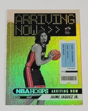 2023-24 NBA Hoops Jaime Jaquez Jr Arriving Now Gold Holo SP Miami Heat RC!