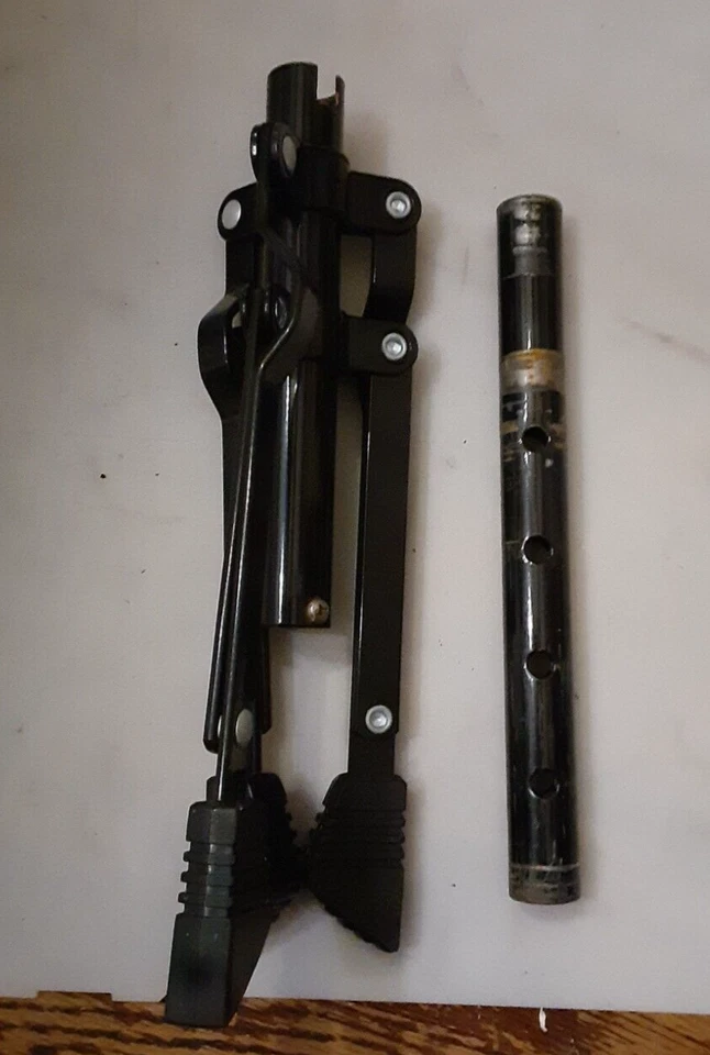 Soporte de asiento SOLO PARTE INFERIOR (piernas, altura ajustable, jr 10"-15,5" alto, *leer Foto 2 de 3