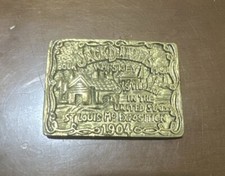 Jack Daniels Whiskey Sour Mash St. Louis Missouri Exposition 1904 Belt Buckle