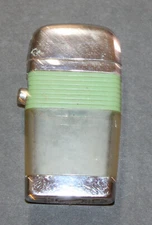 Vintage SCRIPTO GREEN BAND VU-LIGHTER Made In USA M1
