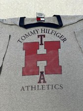 Vintage 1990s 90s Tommy Hilfiger Athletics Graphic Made In USA Pocket T-Shirt XL