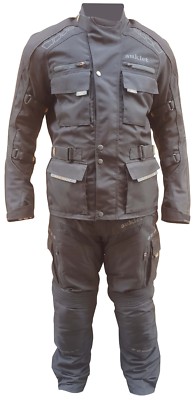 Tuta completo giacca e pantaloni per moto touring turistiche Taglia S A 5XL  | eBay