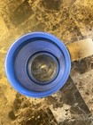Vintage Siesta Ware Blue Pastel Frosted Glass 5" Mug with Wood Handle See Handle — photo 4