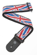 Planet Waves Woven Guitar Strap World Tour Union Jack