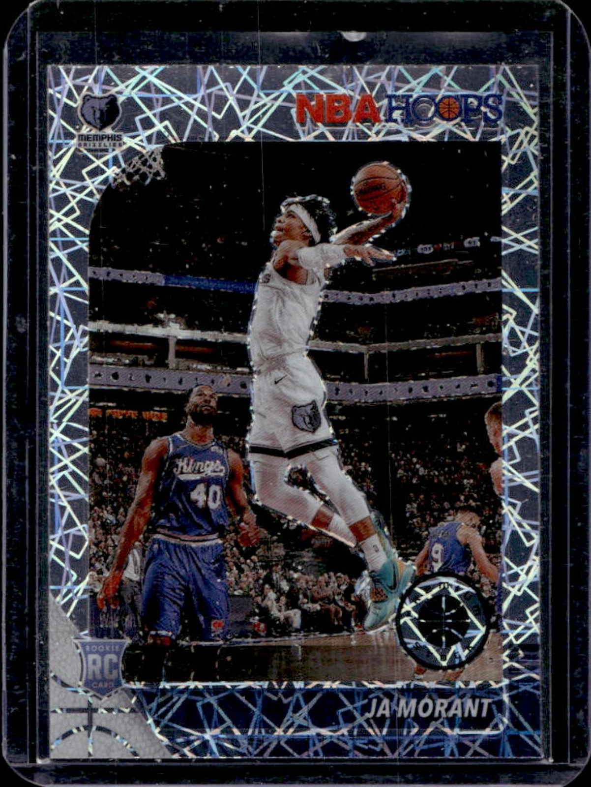 2019-20 Panini Hoops Premium Stock Ja Morant RC Prizm Silver Laser Rookie #259