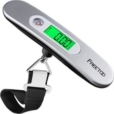 Portable Digital Luggage Scale 110Lb 50Kg Hanging Weight Scale for Travel