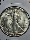1941-S WALKING LIBERTY HALF DOLLAR . MS/ BU / CH GEM. HIGH RATING.