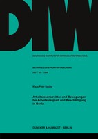 Arbeitslosenstruktur Und Bewegungen Bei Arbeitslosigkeit Und BeschäFtigung In...