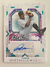 2025 Panini Boys of summer auto DONTRELLE WILLIS #ed 80/99! Miami Marlins