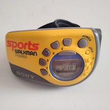 Sony Sports Walkman SRF-M78 AM/FM Radio with Adjustable Arm Strap - Working