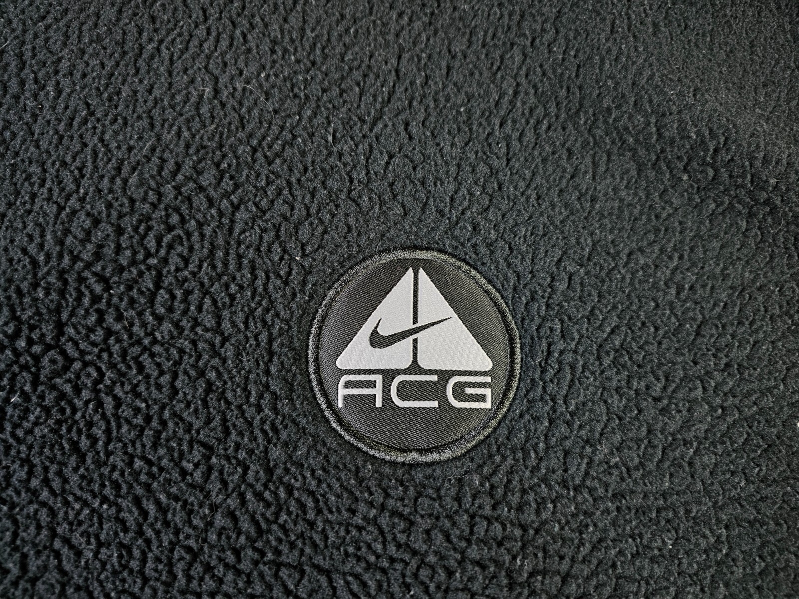 SACAI X NIKE Nike ACG Ninja Fleece Balaclava Felpa con Cappuccio Uomo L Nero Vintage USA Giacca Sherpa