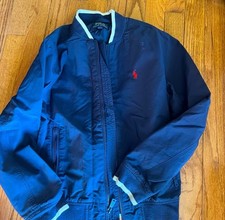 Polo Ralph Lauren Boys Navy Blue Jacket, Sizes 10-12