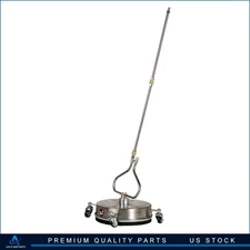 13.7" Pressure Washer Surface Cleaner w/ 4 Wheels Stainless Steel Brand New