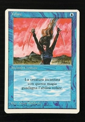 Magic MTG Italian Revised Flight Artist Proof Near Mint - Only 50 Exist!