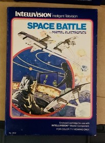 INTELLIVISION 2 CIB GAME LOT SPACE HAWK CIB/SPACE BATTLE CIB CLEANED & TESTED