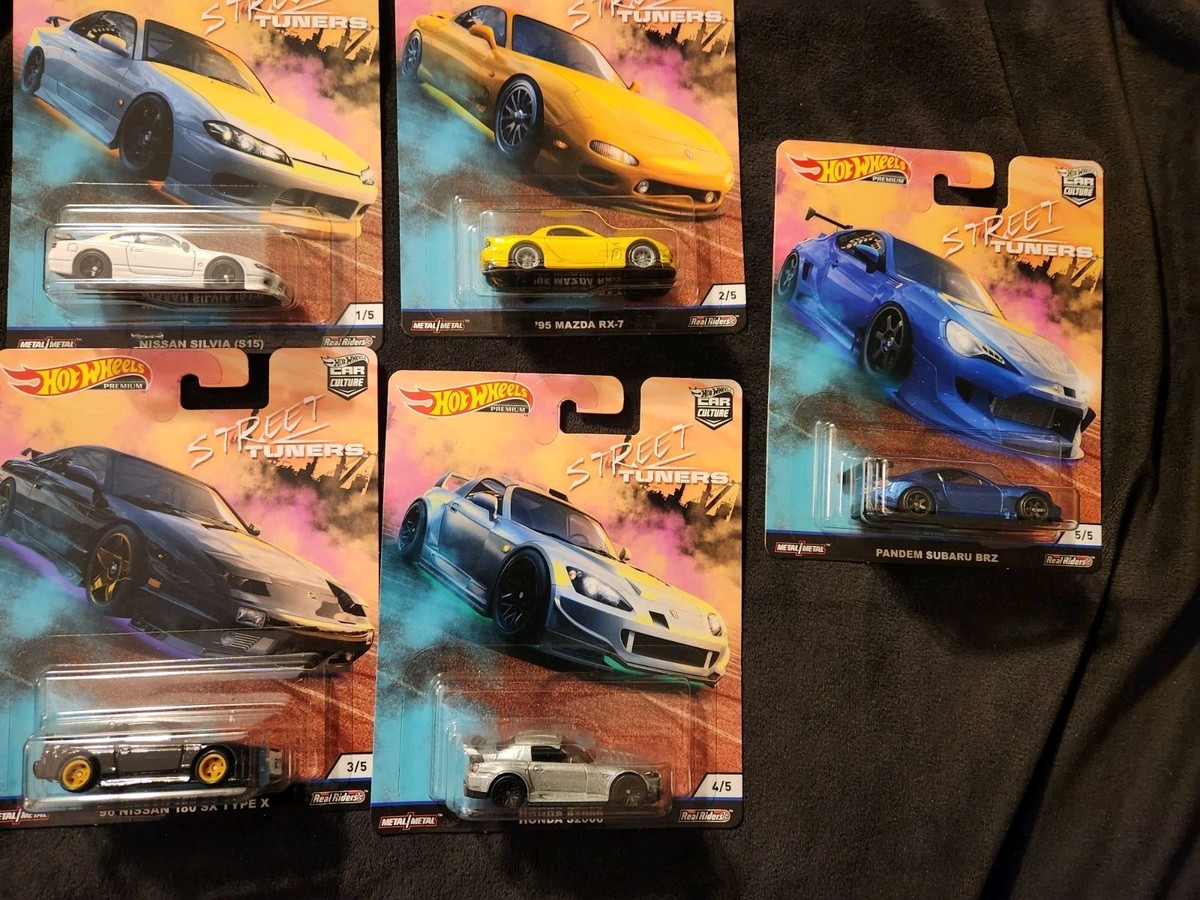 Hot Wheels 2019 Car Culture Street Tuners Complete Set of 1 - 5