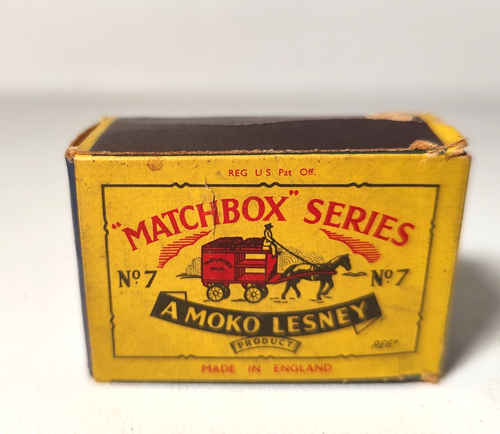 Matchbox Lesney n. 7 galleggiante latte trainato da cavalli moko box vintage anni 50 pressofuso - Foto 7 di 8