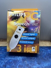 Vintage PC Philips 6173 Speechmike PC Dictation Microphone Trackball