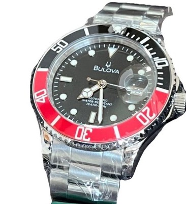 Bulova Uhr 91910 Automatik Miyota Uhrwerk Neu Herren 41mm