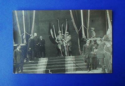 Postcard Royal Houses Savoy Prince Umberto Ceremony Rajar Felicioni Ascoli P.