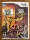 New ListingGuitar Hero 3 Legends of Rock / Aerosmith Dual Pack (Nintendo Wii) CIB VGC.