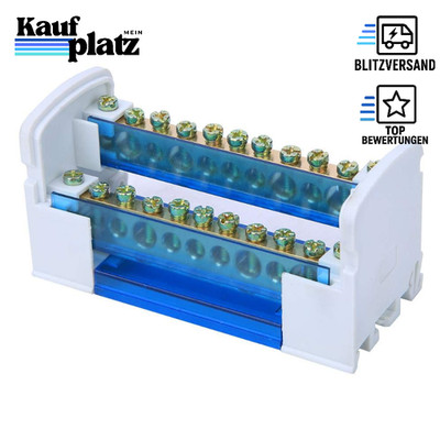 Verteilerkasten Klemmenblock 500V 125A Din Rail 2-Stufig Einphasig mit