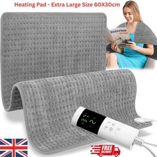 Electric Heating Pad 30x60cm Heat Mat for Back Neck Shoulder Body Warmth