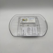 Fridge Clear Plastic Rectangular Lazy Susan Turntable Organizer, NEW