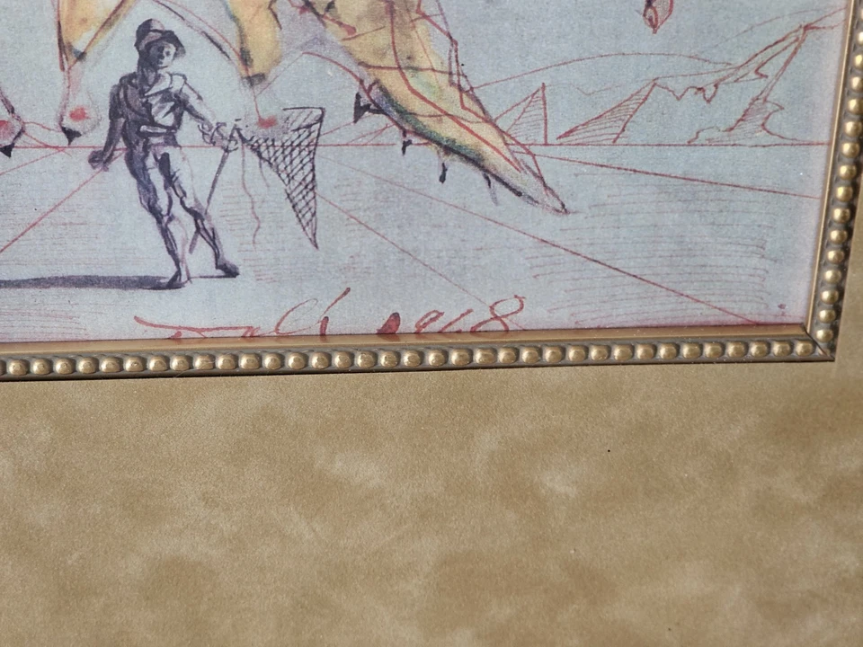 Salvador Dali D A C N Y Print - **Rare Vintage**1953 Butterflies. - Image 4 of 4