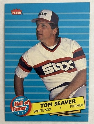 1986 Fleer - Future Hall of Famer Tom Seaver #3 Chicago White Sox HOF F2
