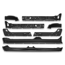 Fit 01-07 Silverado Sierra Crew Cab Inner Outer Rocker Panel Cab Cap Corner Fit 01-07 Silverado Sierra Crew Cab Inner Outer Rocker Panel Cab Cap Corner