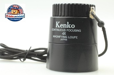 [Near MINT] KENKO Continuous Focusing Lupe 4x Magnifier From JAPAN