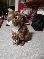 FAO Schwarzbunny Plush Stuffed Animal And Baby