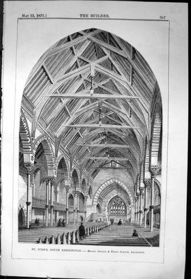 Old St. Jude'S South Kensington George Henry Godwin Architecture 1871 Victorian