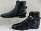 Crockett & Jones Black Calfskin Cottesmore Jodhpurs UK 10.5E US 11.5D ($585) — photo 2