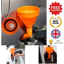 Refueling Funnel - Car Oil Filling Tool with Filter - Long Mouth Design