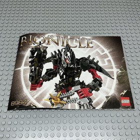 LEGO Bionicle Glatorian Legends 8984 Stronius Set Canister Instructions Complete