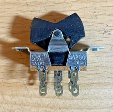 Rocker Switch DPDT on-on 5A DC, 3A 125VAC NOS