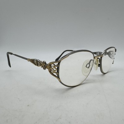 Neostyle Eyeglasses Galleria 535 S 930 Gunmetal/Gold Oval Frame Italy 51 18 135