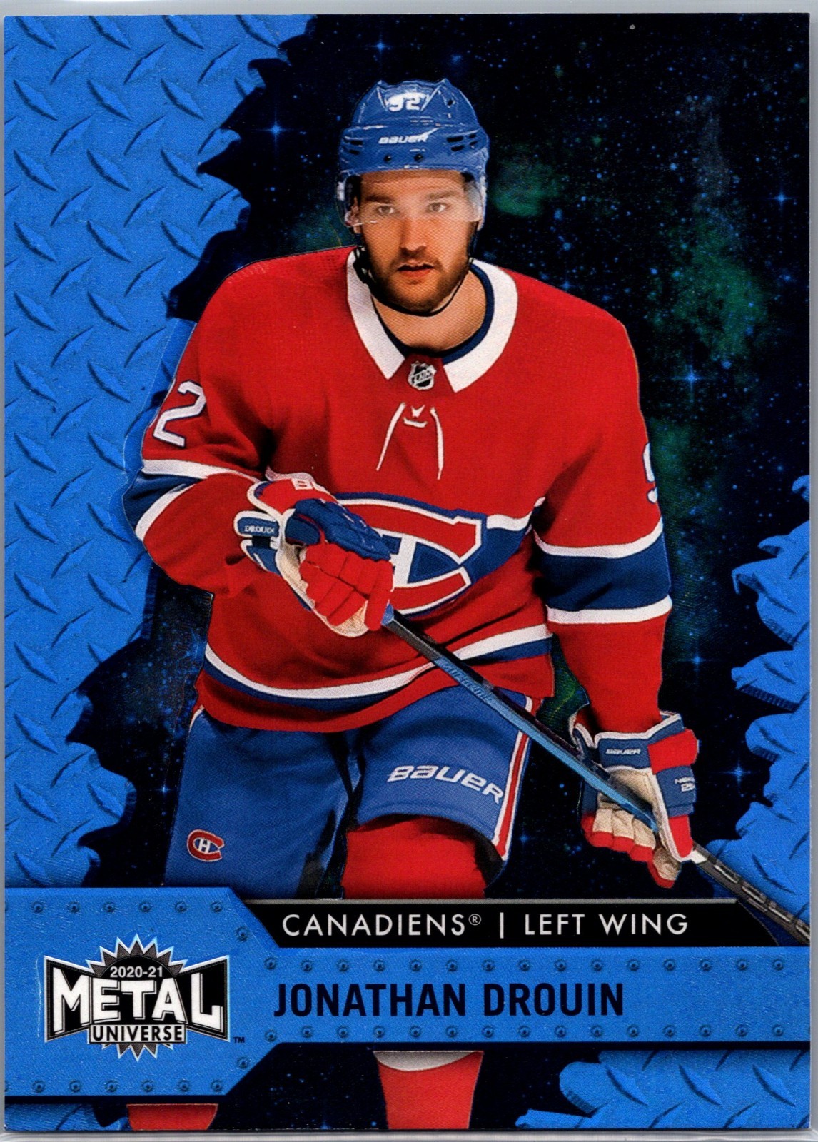 2020-21 Skybox Metal Universe - Jonathan Drouin #41 Blue Spectrum - Canadiens