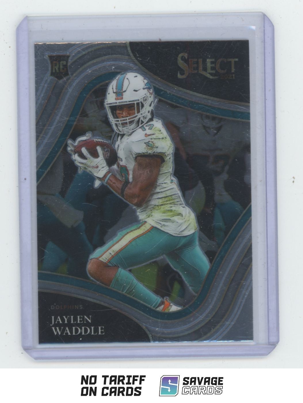 2021 Panini Select Jaylen Waddle RC #348 Miami Dolphins