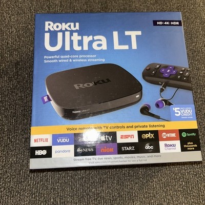 Roku Ultra LT HD 4K HDR Media Streamer (HDMI INCLUDED) -(4662RW) Remote Untested