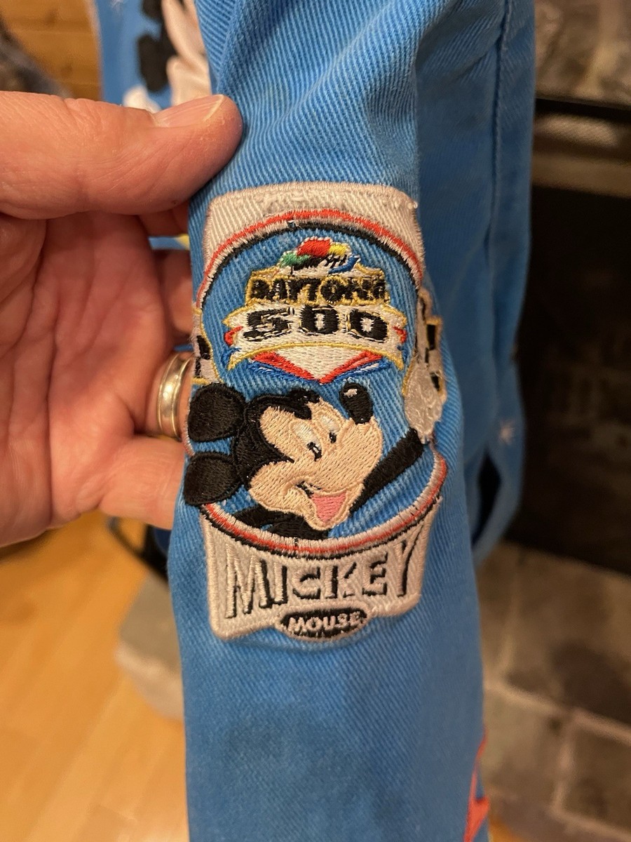 JH Design Mickey Mouse Daytona 500 Blue Jacket kids 2XL 2004
