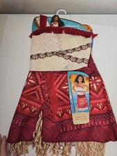 NEW Disney's Moana 2 Moana Adventure Outfit 4-6x Girls Costume