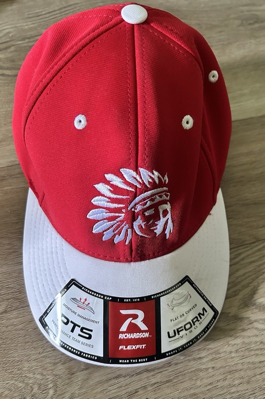 Richardson Flexfit PTS 20 SM-MD Performance Team Baseball Stitch Hat Cap Indian