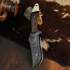 9.1" Collector Damascus Hunting Bush craft Full tang Knife + Resin Handle — photo 4