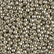 Duracoat Galvanized Light Smoky Pewter Miyuki Seed Beads 8/0 8-94221-TB 