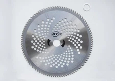 9" 100 Teeth Carbide Tip Brush Cutter, Trimmer, Weed Eater Blade Silver 