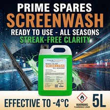 CAR SCREENWASH SCREEN WASH ALL SEASONS READY TO USE APPLE SCENT 2 x 5L 1.40 per litre